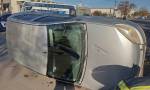 Accidente frente a la terminal de Huinca Renanco 