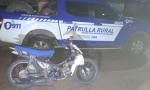 Es de parera venía hacia huinca en una moto robada y fue detenido 