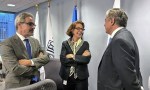 Figueroa presentó al Banco Mundial los proyectos para pavimentar rutas escénicas