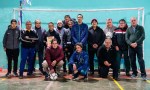 Jesús San Martín visito a los jugadores del Club los Andes 