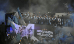 La Selección argentina regresó al país