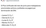 INICIA EL PAGO DEL PLUS UNIFICADO PARA ESTATALES DE LA PROVINCIA