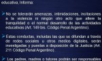 LA POLICÍA ADVIRTIÓ DE TOLERANCIA CERO SOBRE AMENAZAS EN ESCUELAS