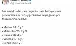 ANUNCIARON EL PAGO DE SUELDOS PARA LA ADMINISTRACIÓN PÚBLICA