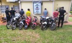 DETIENEN EN VIRASORO A UNA BANDA DE LADRONES DE MOTOS