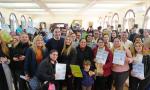 EN GOYA Y ESQUINA El gobernador Valdés encabezó una nueva entrega de microcréditos de FUDECOR a casi un centenar de emprendedores correntinos