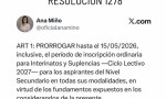 PRORROGARON LA INSCRIPCIÓN PARA INTERINATOS Y SUPLENCIAS