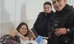POLICÍAS ASISTIERON EN EL PARTO A UNA JOVEN MUJER