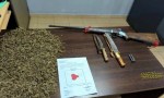 SECUESTRAN ARMAS Y DROGA EN UN ALLANAMIENTO EN SANTO TOMÉ