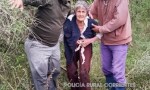 HALLARON SANA Y SALVA EN UNA ZONA DE MONTES A UNA ANCIANA PERDIDA