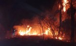 SOFOCARON UN INCENDIO DE PASTIZALES SOBRE LA RP 99