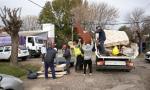 El Intendente encabezó los operativos de limpieza de los barrios afectados por el temporal 