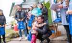 San Cayetano reinició las clases y Provincia entregó mochilas con kits escolares