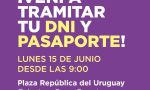 El lunes se realizará un operativo especial para tramitar el DNI y pasaporte