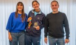 Abella recibió a Agostina Hein y la felicitó por su espectacular actuación en Panamá