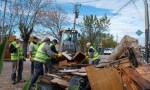 Con más de 50 equipos, el Municipio desplegó un mega operativo de limpieza en San Cayetano