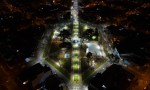 El Municipio renovó por completo el sistema de iluminación con tecnología LED de la Plaza Italia
