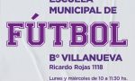 El Municipio lanza una Escuela de Fútbol Infantil en el barrio Villanueva