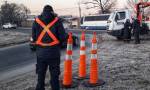 El Municipio pide a motociclistas precaución ante la formación de hielo sobre el asfalto