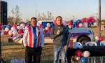 Abella acompañó a la colectividad paraguaya del barrio 21 de Septiembre en la reinauguración de la plaza
