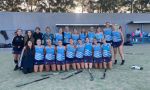 Empataron las chicas de hockey del Campana Boat Club en Florencio Varela