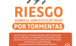 Alerta por tormentas: recomiendan extremar precauciones ante el riesgo eléctrico