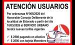  ¡Golpe al bolsillo en Eldorado! Confirman nuevos precios para el boleto de colectivo 