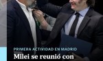 Milei se reunió con Santiago Abascal en Madrid y dio inicio a su agenda en España