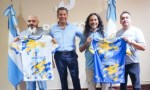 Pocito realizó la entrega de las camisetas al Club Sportivo Federico Picón y al Sportivo Juventud Unidad