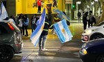 Tras el triunfo de la Selección, cientos de hinchas celebraron en las calles sanjuaninas