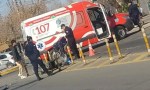 Fuerte accidente en Caucete: un motociclista chocó contra una camioneta y tuvo que ser hospitalizado