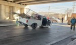 ​Violento choque entre un camión y una camioneta en Chimbas dejó dos personas heridas