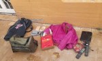 Lo sorprendieron saltando una reja con varios objetos y fue detenido tras una persecución