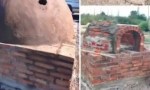 ​Un intendente sanjuanino inauguró ¡un horno de barro! y lo liquidaron en las redes pidiéndole pavimento y luz