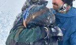 Avalancha en Ushuaia: una pareja pasó 60 minutos bajo la nieve y fue rescatada