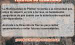 Advierten sobre la compra de terrenos sin autorización en Plottier