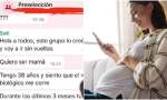Creó un grupo de WhatsApp con posibles padres para tener un hijo: “Tengo 38 años y el reloj biológico me corre”