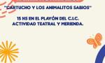 Las Palmeras invita a una tarde de títeres y merienda comunitaria