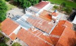 Humberto Primo: avanza la renovación del techo en la Escuela N° 6387 “Tomás Alva Edison”