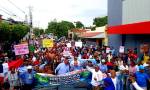 Miles de evangélicos marchan en San Juan contra minera canadiense por amenazar “la obra de Dios”